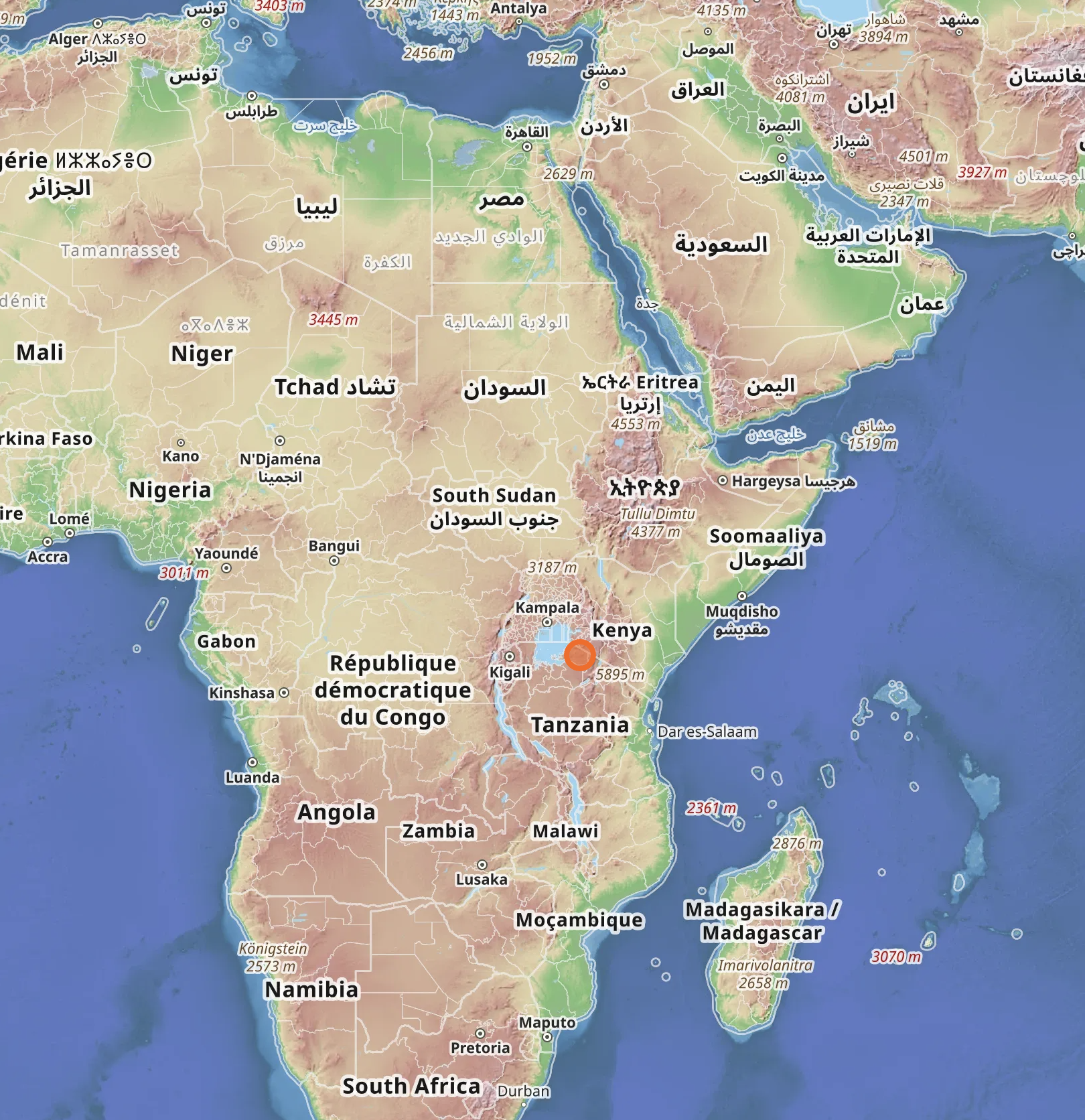 Standort Bildungszentrum Mugumu, Tansania